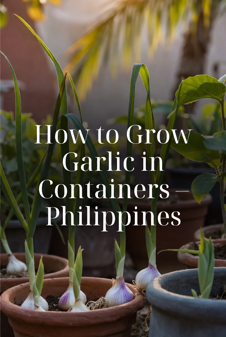 How to Grow Garlic in Containers Philippines