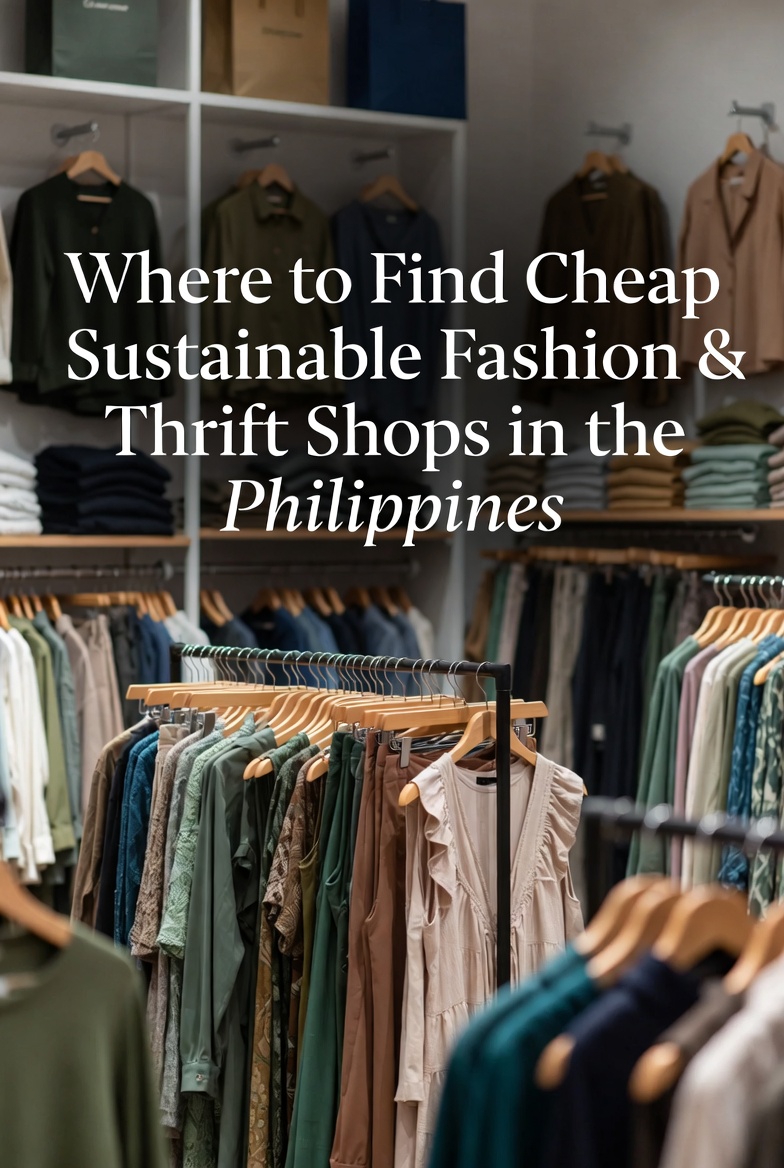 Where to Find Cheap Sustainable Fashion & Thrift Shops in the Philippines