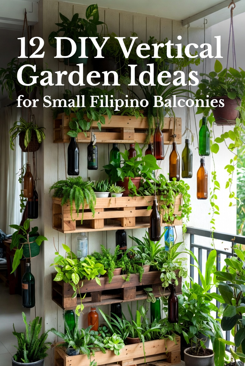 12 DIY Vertical Garden Ideas for Small Filipino Balconies